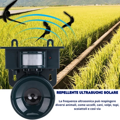 Repellente ultrasuoni con pannello solare integrato | BeSmart™