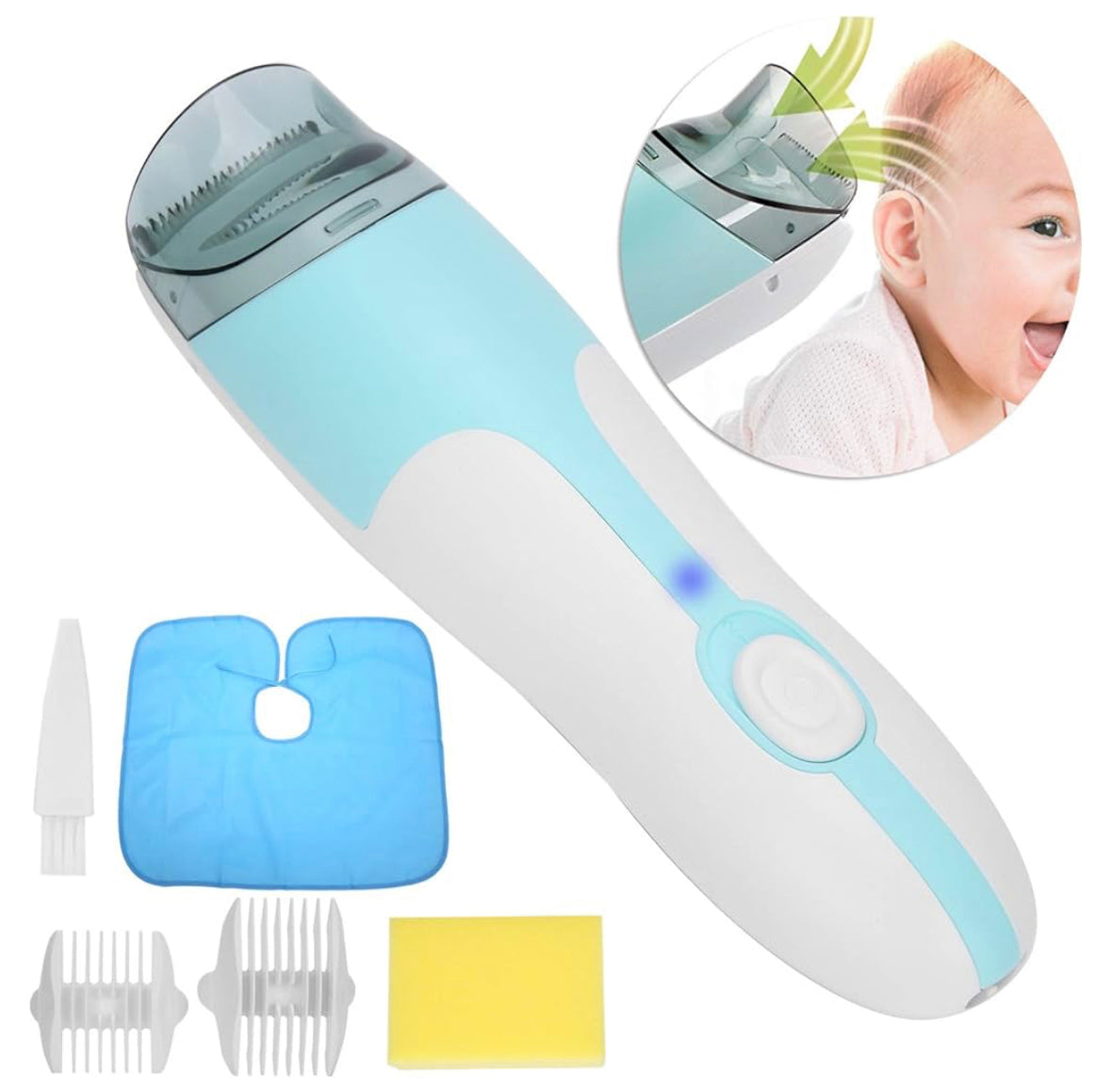 Tagliacapelli + aspirazione capelli per bambino | BeSmart™