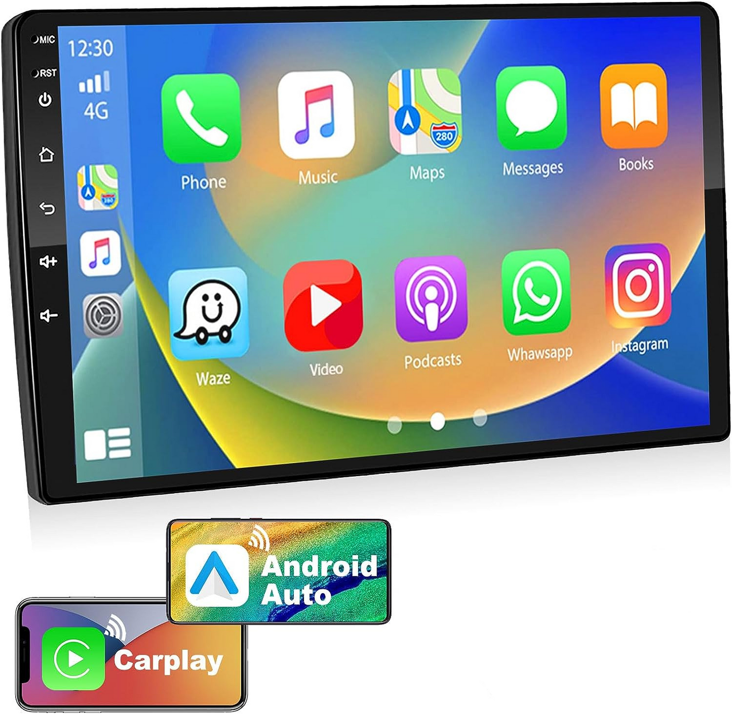 Autoradio carplay Android/Apple 2 din 10 pollici | BeSmart™