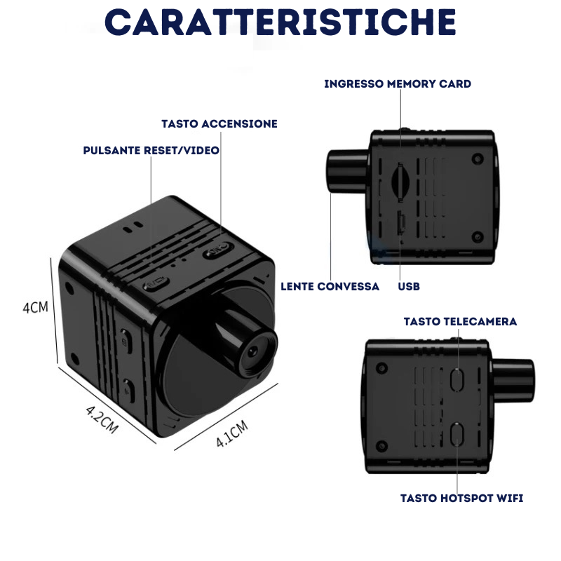 Mini telecamera 8K | BeSmart™